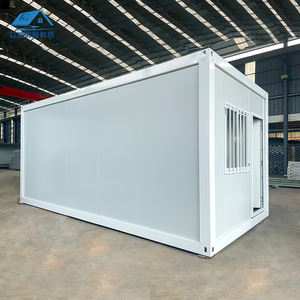 Conteneur préfabriqué à assemblage rapide de 20 pieds et 40 pieds, panneau sandwich plat pour maison/bureau/ferme/hôtel, conteneur portable détachable - Product Image 1
