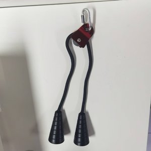 Cuerda de poliéster en espiral cónica <span class=keywords><strong>con</strong></span> gancho de acero inoxidable y <span class=keywords><strong>polea</strong></span> de aluminio para máquina de entrenamiento de bíceps, tríceps, hombros y espalda - Product Image 1