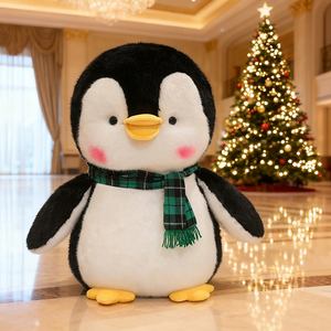 Série de vacances, jouets en peluche super doux, ours polaire et <span class=keywords><strong>pingouin</strong></span> en peluche pour anniversaire, couverture avec rembourrage en coton PP - Product Image 2