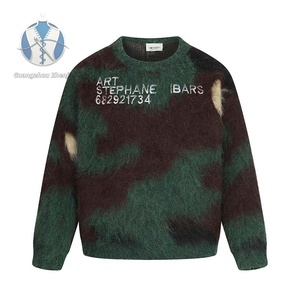 Grosir Pabrik <span class=keywords><strong>Sweater</strong></span> Rajut Tebal 7GG Custom Bahan Faux Mink Ukuran Besar - Product Image 2