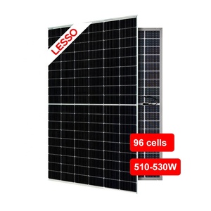Módulo Solar Bifacial de Alta Eficiencia de 530W Tipo N TOPCon, Doble Cristal, Mono PV, 210mm, Media Celda, para Sistemas de Energía Comercial - Product Image 3