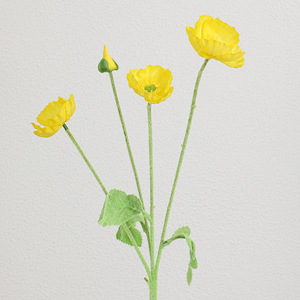 Elegantes Flores Artificiales de Amapola, Ramo de Seda <span class=keywords><strong>Verde</strong></span>, Decoración para el Hogar, Plantas Artificiales, Arreglo para Sala de Estar, Boda o Eventos - Product Image 3