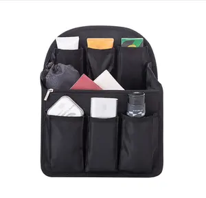 बैग आयोजक सम्मिलित करें बड़ा बैग रूकसाक पर्स के लिए हल्के नायलॉन कंधे बैग ऑर्गनाइजर विभक्त डालने