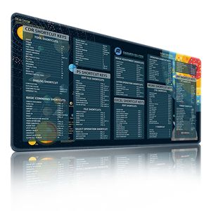 Tùy chỉnh hình dạng Mousepad Grande phím tắt cho <span class=keywords><strong>Photoshop</strong></span> PPT từ Excel CAD nóng chuyển cao su chuột Pad - Product Image 5