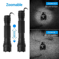 Nouvelle lampe torche laser rouge à longue portée 850 nm unique, illuminateur IR 940, lampe torche tactique haute puissance avec zoom, batterie 18650