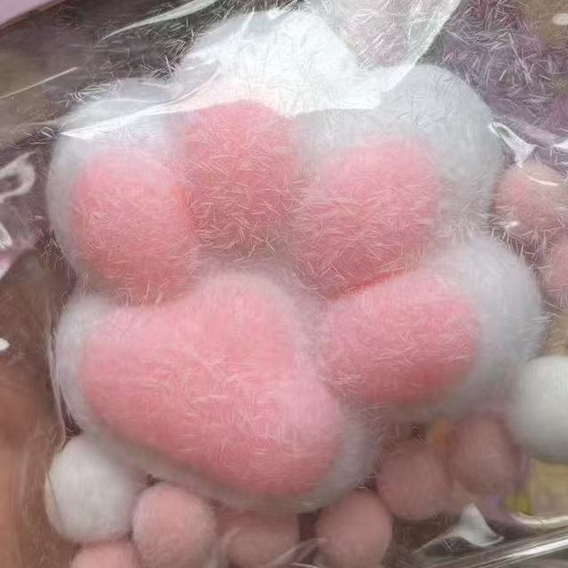 White Cat Claw Fur 7CM