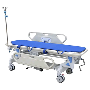 Nouveau <span class=keywords><strong>Lit</strong></span> de Transport Multifonctionnel en Acier Inoxydable pour Patients Hospitaliers, Utilisation en Soins Intensifs, avec Certification CE ISO et Garantie de 3 Ans - Product Image 5