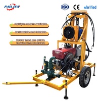 Machine de forage de puits d'eau portable tout-en-un compacte de 100 m pour usage domestique