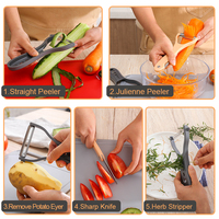 Kichen Accessoires Keuken Gereedschap Roestvrij Staal Multifunctionele Hand Dunschiller Aardappelen Ui Dunschiller