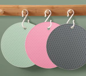 Wholesale Food Grade Silicone Honeycomb <b>Trivet</b> Mat Heat Resistant Non-slip Pot HolderCoaster for Kitchen Countertop Custom Logo - Product Image 4