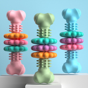 Colorido TPR <span class=keywords><strong>Bone</strong></span> Shape Luxury Classic <span class=keywords><strong>3D</strong></span> <span class=keywords><strong>Dog</strong></span> Chew Toy para perros extra grandes-Dentición y aburrimiento Buster - Product Image 5
