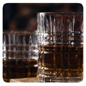 Nuevo Premium 250 ML Old Fashioned Thick Bottom <span class=keywords><strong>Rum</strong></span> Style Cristalería Vasos de whisky para Bourbon 2024 - Product Image 4