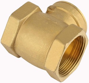Válvula de Retención Manual de Latón de 1/2 Pulgada con Rosca NPT y Resorte de Alta Resistencia para Sistemas de Agua, Prevención de Alto Flujo, PTFE - Product Image 4
