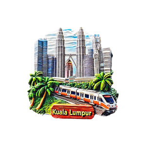 Imán de Refrigerador con Diseño de la Alma Poética de una Persona China, Recuerdo de Viaje de Kuala Lumpur, Malasia, Decoración para el Hogar, Magnético 3D - Product Image 5