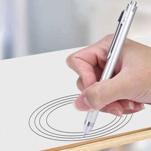 Stylo multifonctionnel à bille en métal avec capteur de gravité, 4 recharges gratuites incluses, crayon mécanique avec gomme - Product Image 6