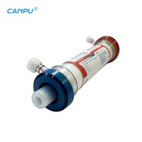 Filtre à membrane en fibres creuses Canpu 18H avec coque en plastique transparente lisse pour la purification du sang par injection et l'hémodialyse