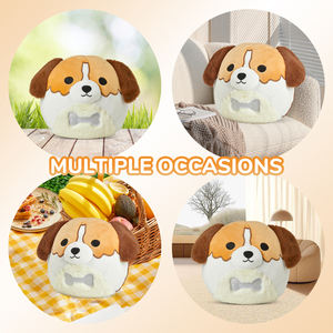 Almohada de <span class=keywords><strong>Beagle</strong></span> de dibujos animados, muñeco de peluche, almohada encantadora para niños, cómodo respaldo en cumpleaños, Navidad, venta al por mayor - Product Image 6