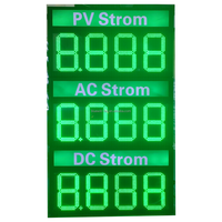 Señalización digital LED de doble cara para gasolineras Pantalla de precio de gasolina