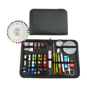 Kit complet d'outils de réparation de cuir carrés pour le voyage, étui à aiguilles portable DIY - Sacs cadeaux de Noël en gros - Product Image 2