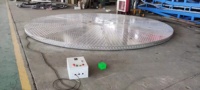 Plateforme tournante télécommandée à chaîne motorisée de 5 m, capacité de 2000 à 6000 kg, système de stationnement de voitures sur disque rotatif