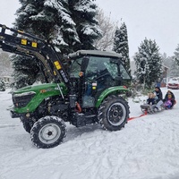 Tractor Agrícola Tavol 4WD de 50HP, 60HP, 70HP con Ruedas para Agricultura y Certificación ISO