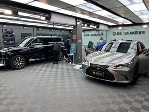 Carreaux de sol de garage à emboîtement PP Modulaire Plastique PVC Tapis de sol ventilé <span class=keywords><strong>Dalle</strong></span> de sol pour magasin de lavage de voiture Entrepôt Showroom - Product Image 5