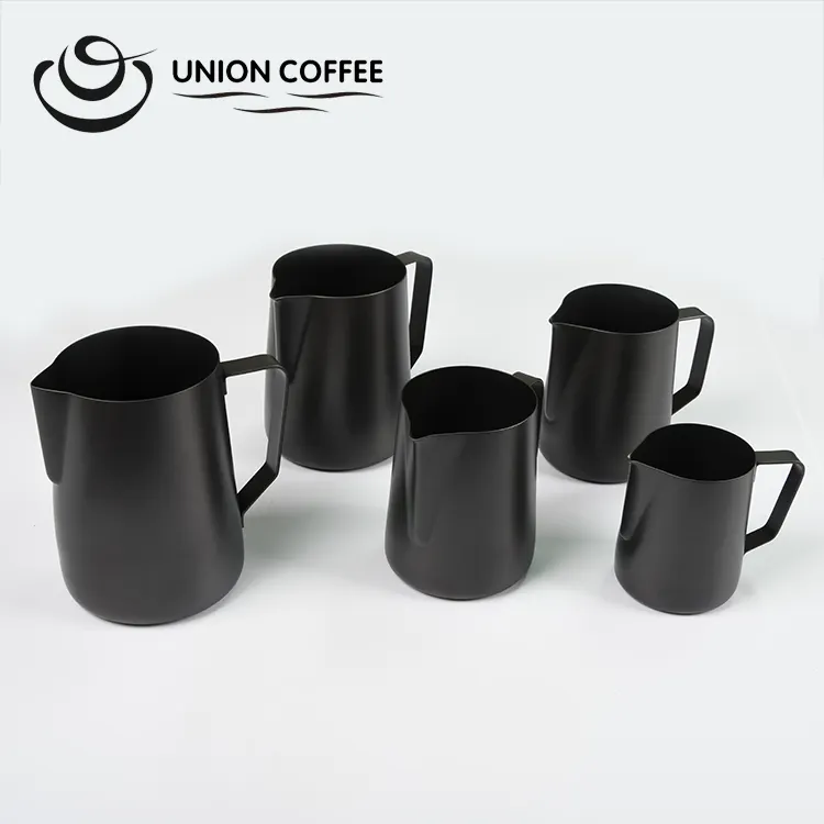 High Quality 350ML Stainless Steel Milk Jug Frothing Cup Metal Coffee Espresso Steaming Milk Pitcher