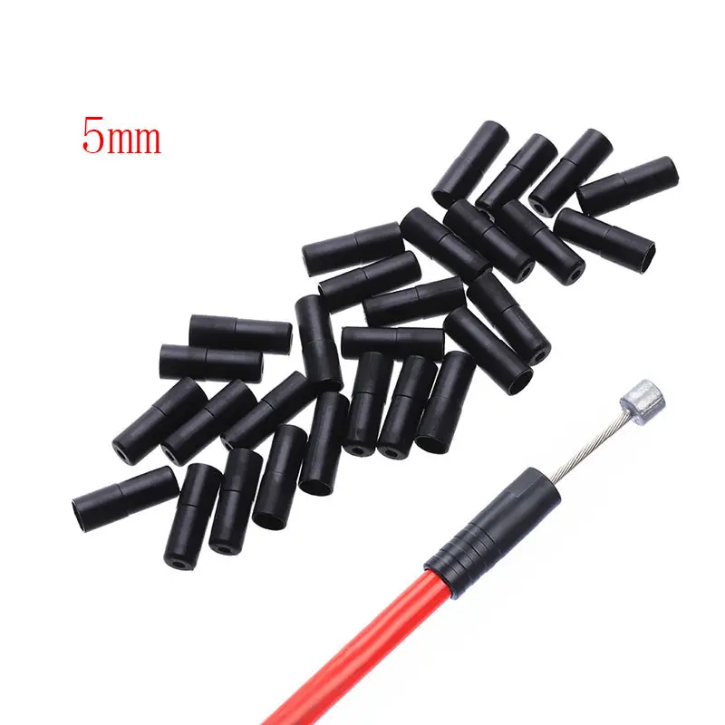 Rts Plastic Fiets Kabel Dop 4Mm 5Mm Mtb Mountain Car Shift Rem Einde Draad Pijp Plug