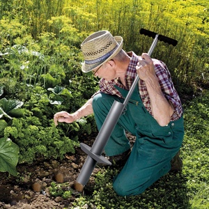 Tulip Pro Lawn Sod Bulb Planting Handle Flower Planter Grass Plugger Tool Garden Weasel <span class=keywords><strong>Hole</strong></span> <span class=keywords><strong>Digger</strong></span> Proplugger per piante - Product Image 3