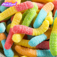 Bonbons gélifiés assortis personnalisés enrobés de sucre, saveur fruitée fantaisie, en sachet