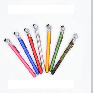 Testa di metallo penna manometro aria (10-50PSI) valvola per pneumatici accessori strumenti portatili Set - Product Image 1