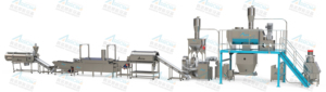 Nouvelle condition Cheetos Machine pour <span class=keywords><strong>Nik</strong></span> Naks traitement automatique des collations en acier faisant des machines pour Kurkure Chips riz gaz électrique - Product Image 4