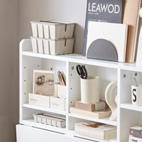 Table d'écriture murale pour ordinateur portable avec étagères de rangement Bureau pliant mural blanc