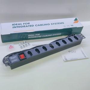 PDU de Aluminio de 19 Pulgadas para Montaje en Rack, Estándar Brasileño, 8 Tomas, Certificación BR ANATEL, para Uso en Centros de Datos, OEM/ODM - Product Image 3