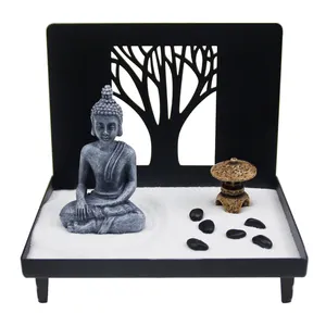 Offre Spéciale vente en gros d'art japonais en fer mini intérieur pour la décoration de la maison et du bureau kit de jardin zen