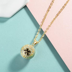 Merryshine Al Mayor <span class=keywords><strong>Grossesse</strong></span> Bola Harmony Ball Argent Angel Callers Llamadores <span class=keywords><strong>De</strong></span> Angeles Pendentif <span class=keywords><strong>Collier</strong></span> - Product Image 4