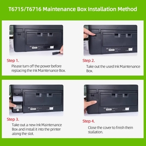 Boîte de maintenance d'encre T6715 PXMB7 pour <span class=keywords><strong>EPSON</strong></span> <span class=keywords><strong>WF</strong></span> 4720 4730 4734 4740 4745 <span class=keywords><strong>3820</strong></span> 4820 3823 4830 4833 4834 C4310 EC 4040 4020 4030 - Product Image 5