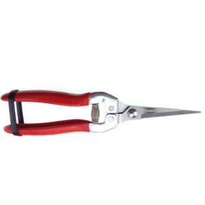 Outil de jardinage personnalisé à faire soi-même, sécateur à main, acier inoxydable de <span class=keywords><strong>luxe</strong></span>, poignée antidérapante en caoutchouc, sécateur à contournement orange, bonne qualité - Product Image 2