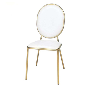 Sillas de comedor de Metal con respaldo arqueado moderno para cocina, mesa de Bar, esencial para restaurante, banquete, Hotel, boda, fiesta, sala de estar - Product Image 2