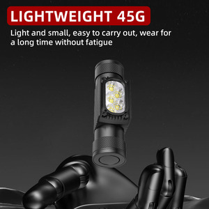 Powerful USB C Fast Charging Rechargeable IP65 Waterproof Headlamp 8 Modes LED 400-1800LM Portable Running Camping Outdoor Work - Product Image 5