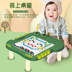 Aangepaste kindertekenbord puzzel speelgoed kinderen focus oefening tekenen educatief speelgoed - Product Image 5