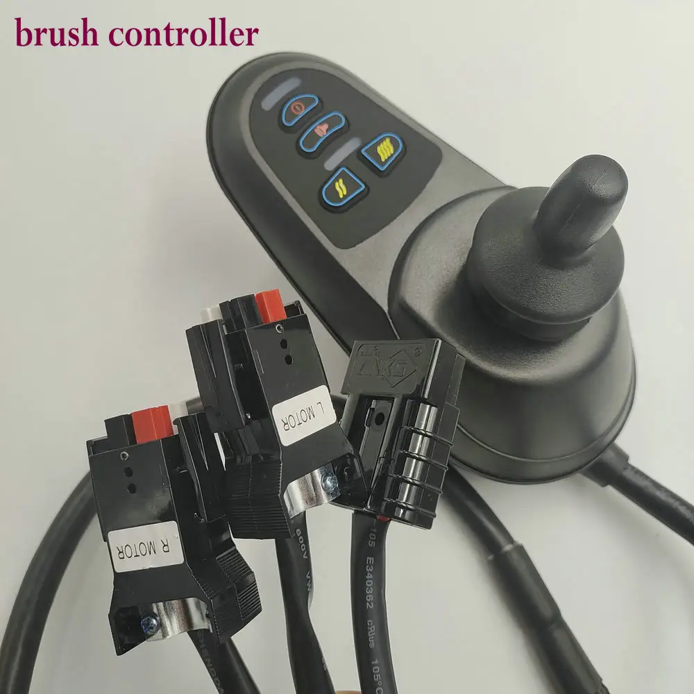 Manette de jeu + Joystick + Port de chargement USB pour Scooter électrique, 1 pièce 24v50A, contrôleur à brosse pour personnes mobiles, amusant