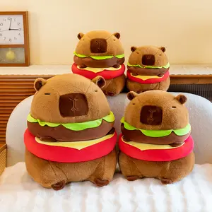 AIFEI juguete transfronterizo nuevo lindo marsopa hamburguesa peluche muñeca regalo bebé cumpleaños regalo venta al por mayor comercio exterior