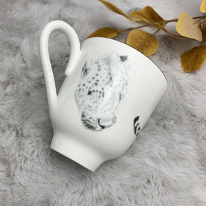 Bone China <b>Ceramic</b> <b>Mug</b> Tropical Rainforest Series Eco-Friendly Hand Grip Office Creative Personalized Breakfast Coffee Cup - Product Image 4