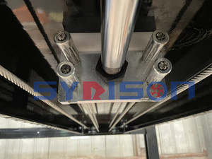 Elevador hidráulico eléctrico de cuatro postes para coche, elevador de servicio con Gato deslizante para alineación de ruedas en taller - Product Image 5