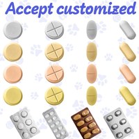 Tablet Lutein Blueberry Zeaxanthin Vitamin untuk Kesehatan Mata Anjing Grosir, Penyerapan Cepat, Aman, Umur Simpan 2 Tahun, Produsen OEM