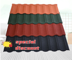 Feuille <span class=keywords><strong>de</strong></span> faîte carrée <span class=keywords><strong>de</strong></span> tuile <span class=keywords><strong>de</strong></span> toiture en métal enduite <span class=keywords><strong>de</strong></span> pierre <span class=keywords><strong>de</strong></span> couleur <span class=keywords><strong>de</strong></span> 1340*420mm pour des bâtiments appartements tuiles romaines profondes - Product Image 1