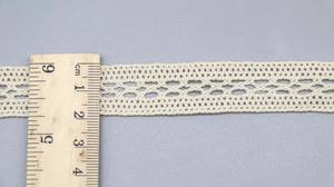 Nastro in pizzo all'uncinetto in puro cotone, vintage, con bordo smerlato, per Junk Journal, abiti in lino e decorazioni rustiche per matrimoni - Product Image 6