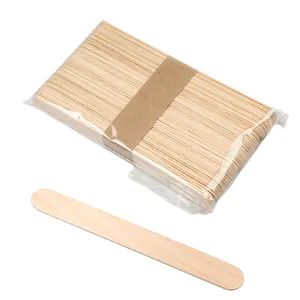 Craft Waxing Logo Disposable Tongue Depressor 15センチメートルWooden Applicator Sticks