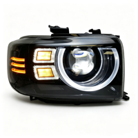 Kit de phares avant LED améliorés pour Land Cruiser Série 70 LC76 LC70 LC71 pick-up – Éclairage de haute qualité avec feux de jour (DRL) et clignotants séquentiels